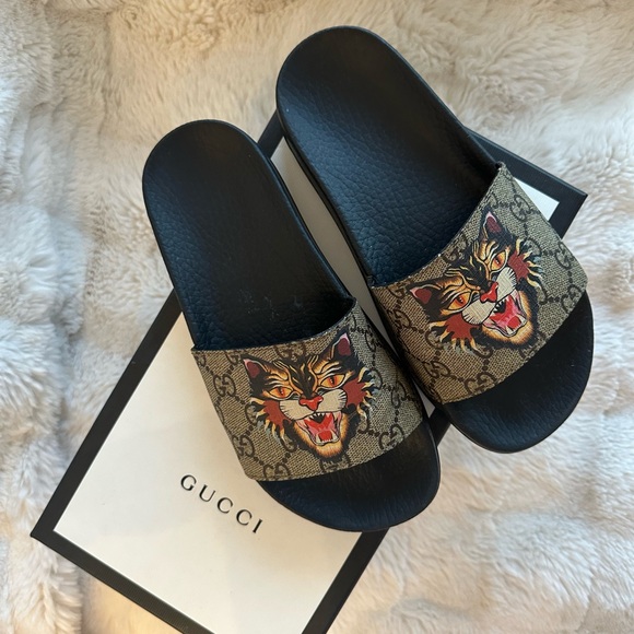 Authentic Gucci Slides - Picture 2 of 3